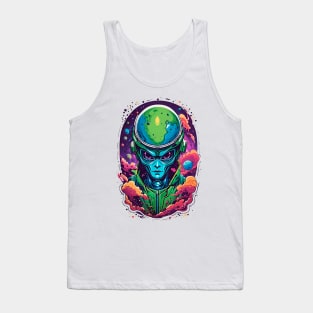 Earth Head Alien Tank Top